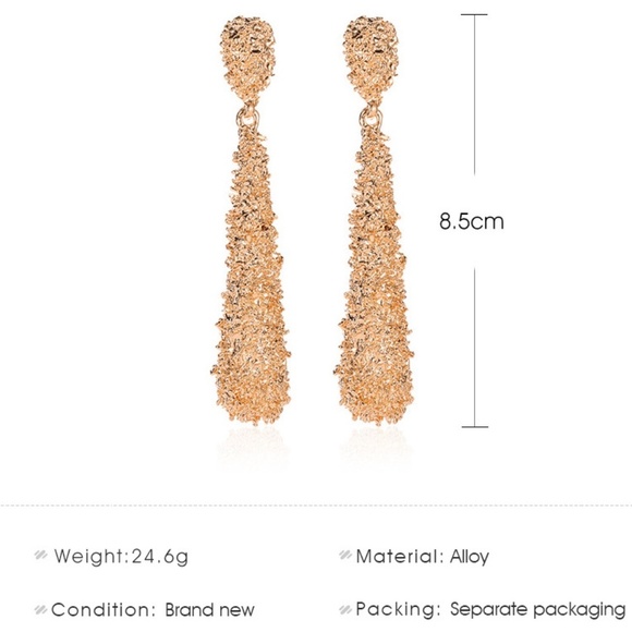 2 BEAUTIFUL FROSTED LONG EARRINGS MIX & MATCH - Picture 3 of 3